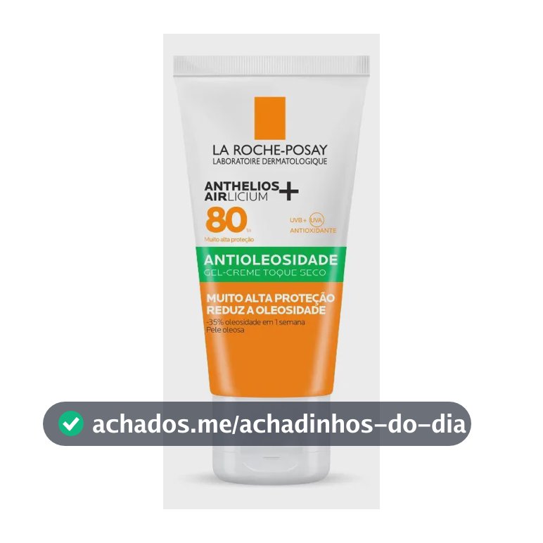 Protetor Solar Facial Antioleosidade FPS 80 Anthelios La Roche-Posay 40g