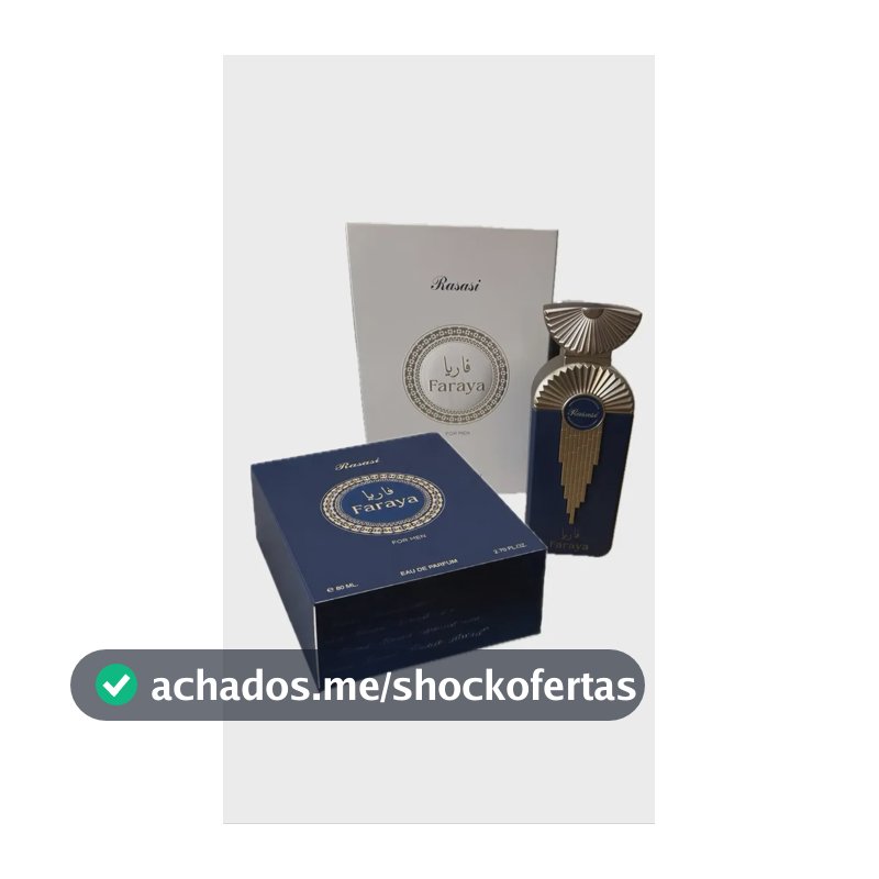 Perfume Árabe Faraya For Men Rasasi Eau de Parfum 80ml