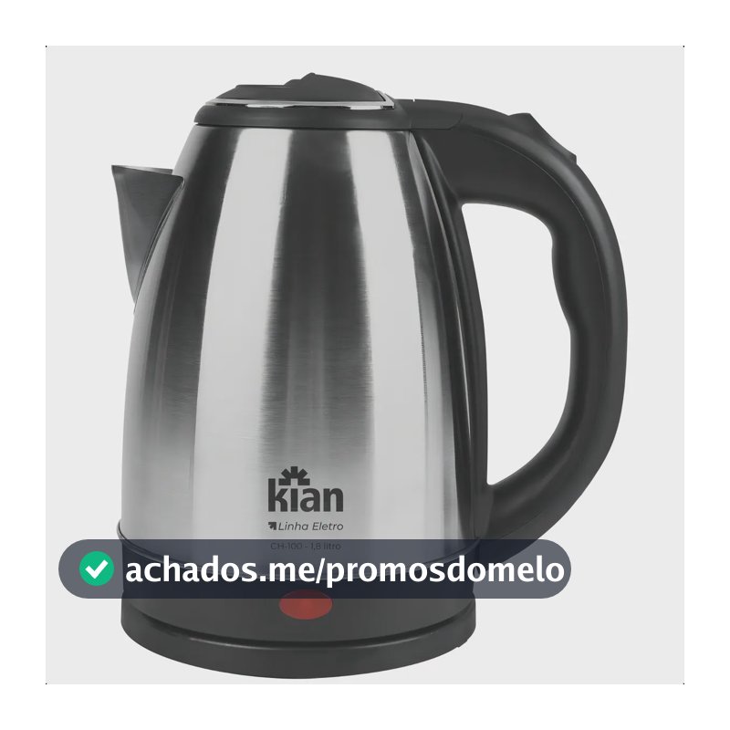 Chaleira Elétrica Kian 1,8l Inox Ch-100