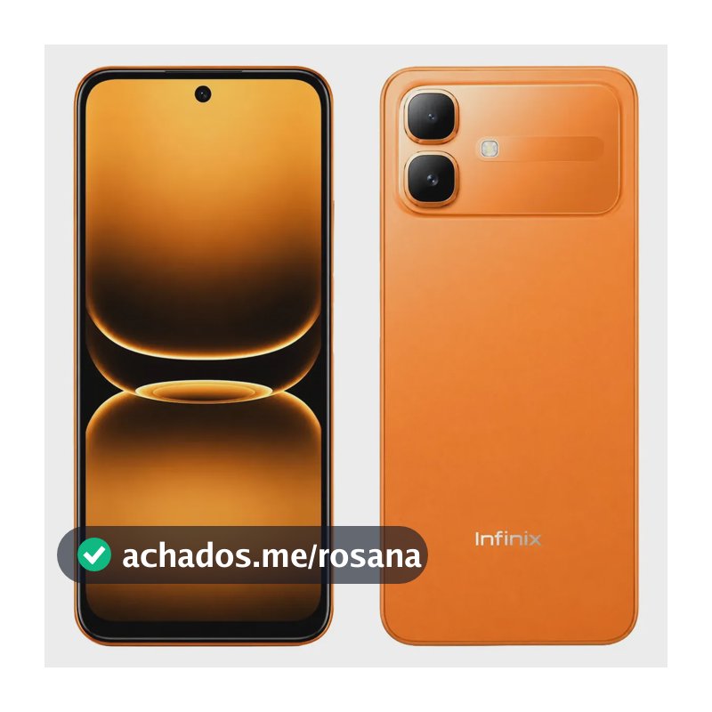 Smartphone Infinix Smart 20 128gb 4gb Ram Dual Sim Tela 6.78 - Laranja
