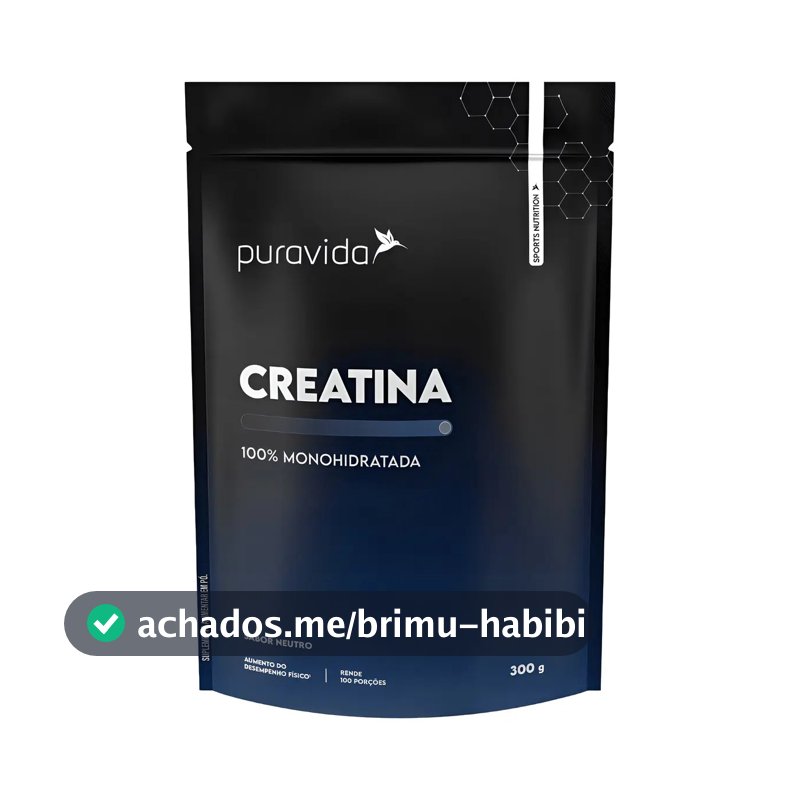 Creatina Monohidratada 300g Puravida