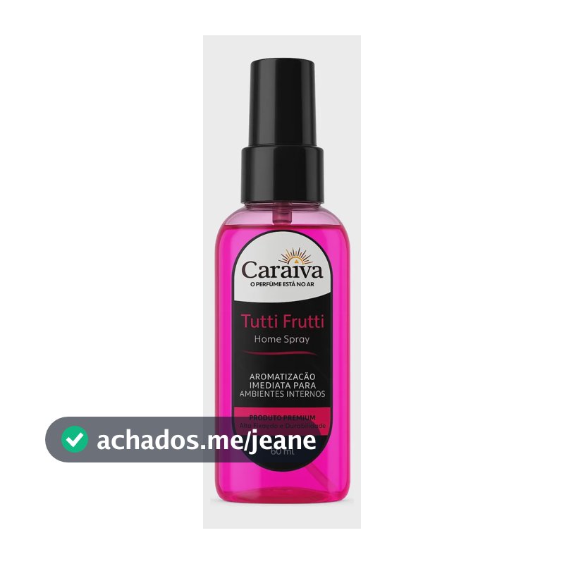 Aromatizante Cheirinho Tutti Frutti Premium Casa Carro 60ml