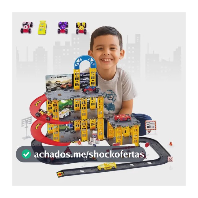 Pista De Carrinhos Brinquedo Infantil Corrida Lava Rápido Colorido