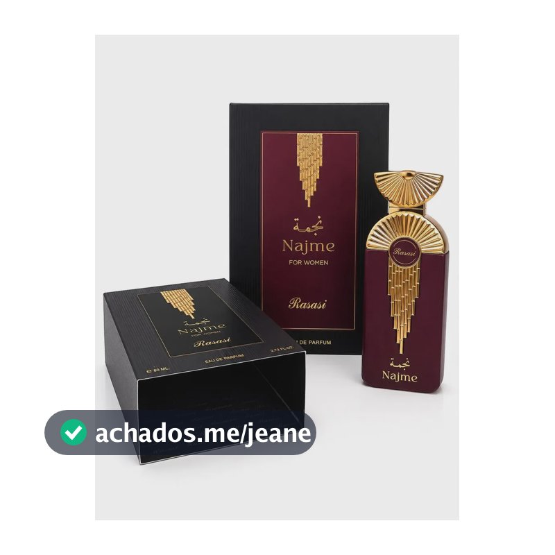 Perfume Árabe Najme For Women Rasasi Eau De Parfum 80ml