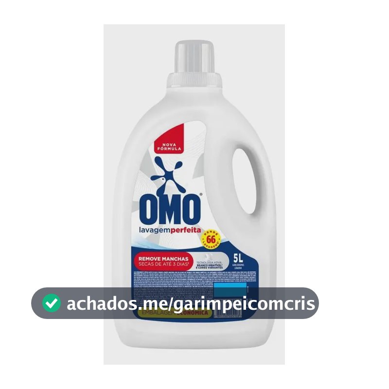 Sabão Líquido Omo Lavagem Perfeita 5L