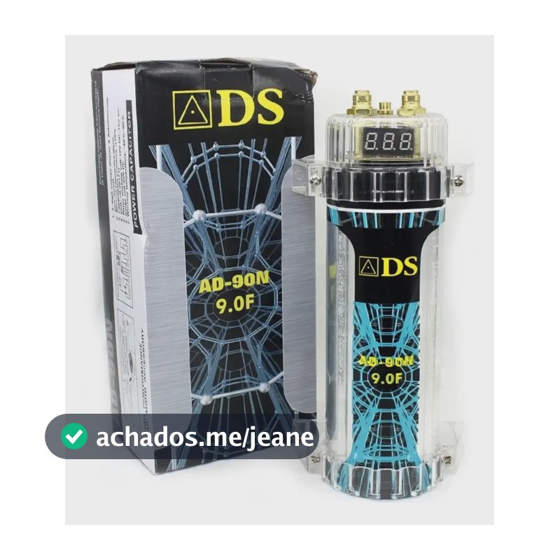 Mega Capacitor 9.0 Farad De Competição Para Até 15mil Rms