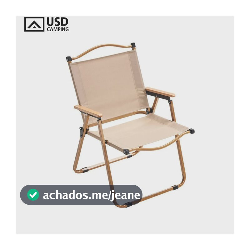 Cadeira De Praia Camping Pesca Dobrável Portátil Reforçada Usd Até 120kg