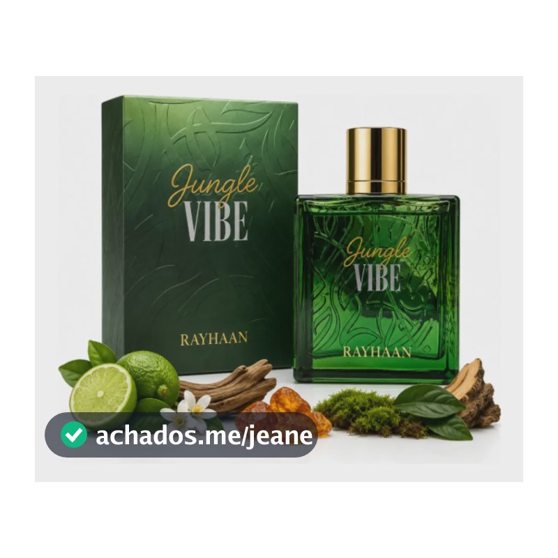 Perfume Árabe Jungle Vibes Rayhaan Unissex Cítrico Amadeirad