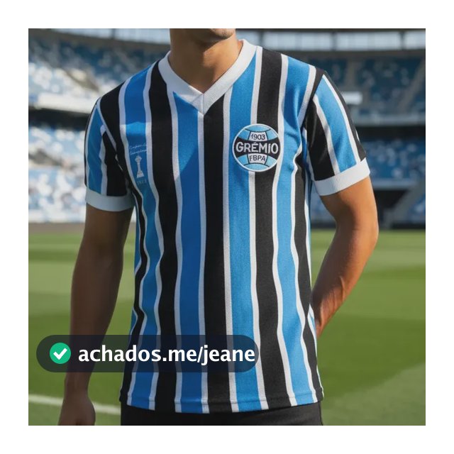 Camisa Grêmio Retrô Libertadores 1983 Tricolor Oficial