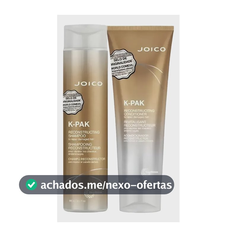 Joico K-pak Shampoo 300ml + Condicionador 250ml
