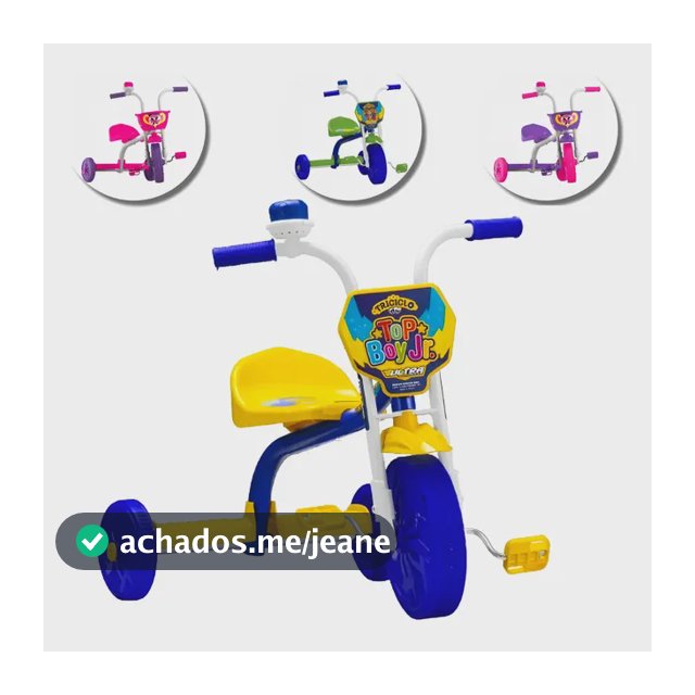 Triciclo Infantil Menino Menina Velotrol Ultra Bikes Motoca
