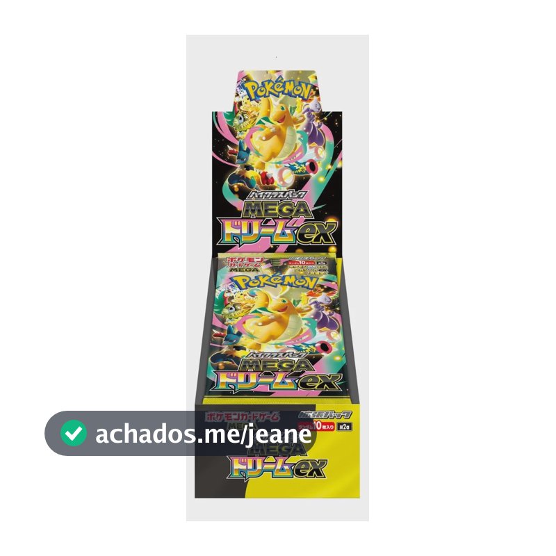 Pokémon - Caixa De Booster Mega Dream Ex (japonês) Japonês