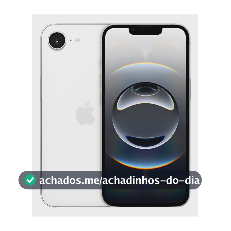 iPhone 16e (128 GB) - Branco - Distribuidor Autorizado