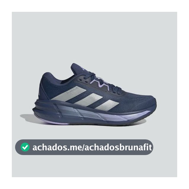 Tênis Feminino Questar 3 adidas Tecind/silvmt/glopur Liso 35 Br