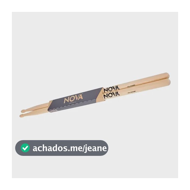 Baqueta Vic Firth Nova Series Hickory Ponta De Madeira