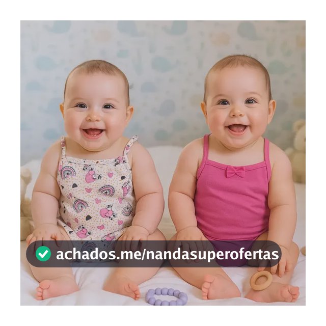 Kit 2 Body Bodies Bebê Menina Verão 0 A 6 Meses Confortavel