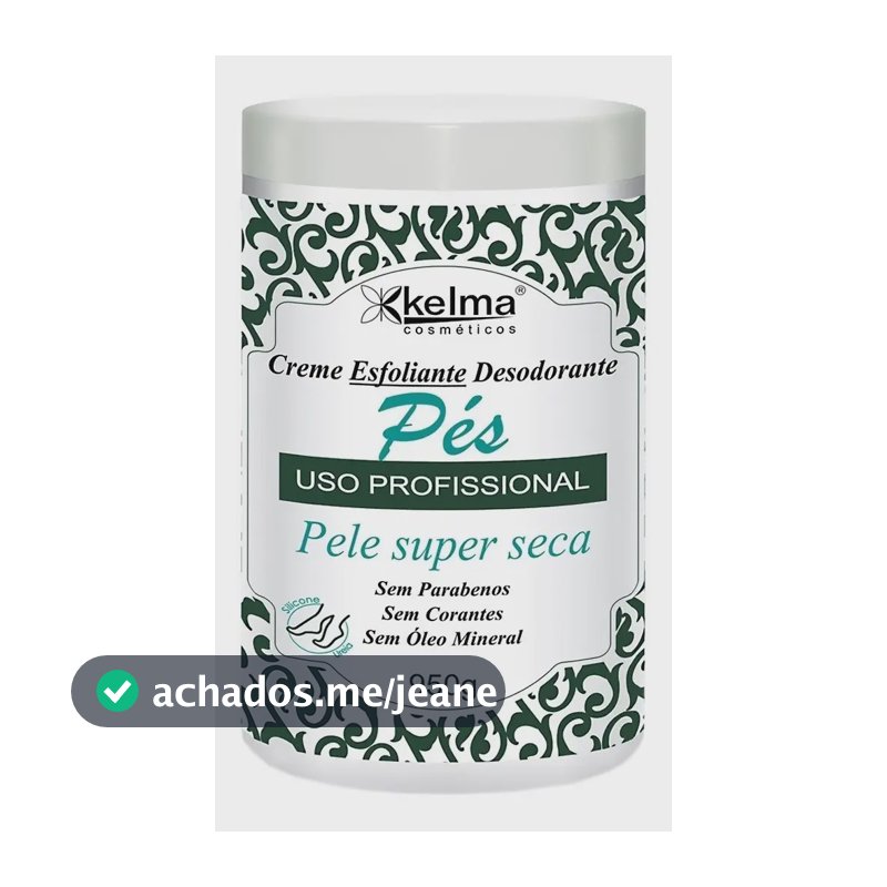 Creme Esfoliante Relaxa Pés 950gr Kelma profissional