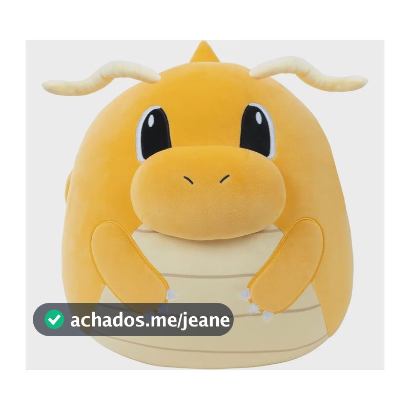 ‎Sunny Brinquedos Pelucia Squishmallows ‎Pokémon Dragonite 25cm 3828