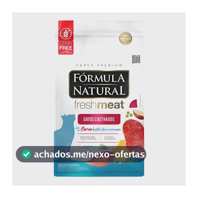Racao Fresh Meat Gatos Castrados Carne E Batata Doce 1 Kg