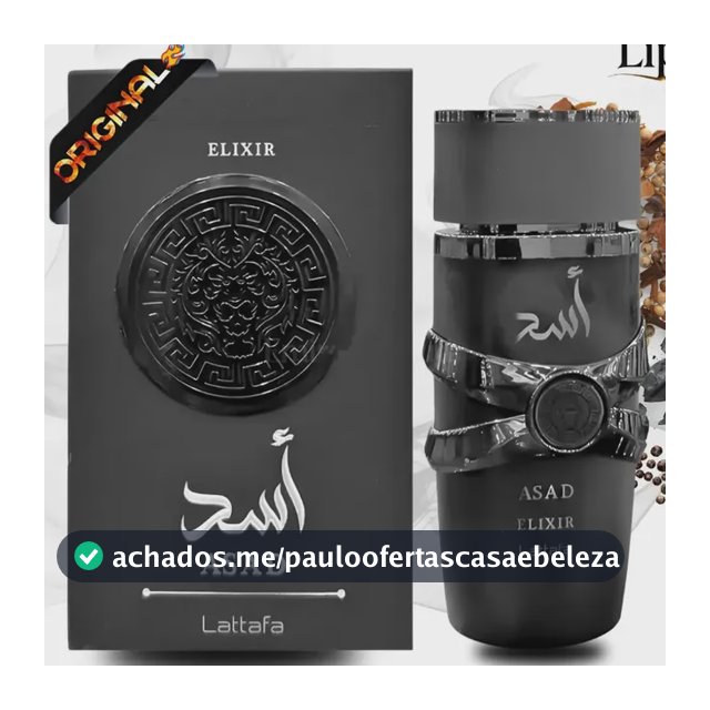 Perfume Asad Elixir 100ml Eau De Parfum Original Edp Lançamento 2026