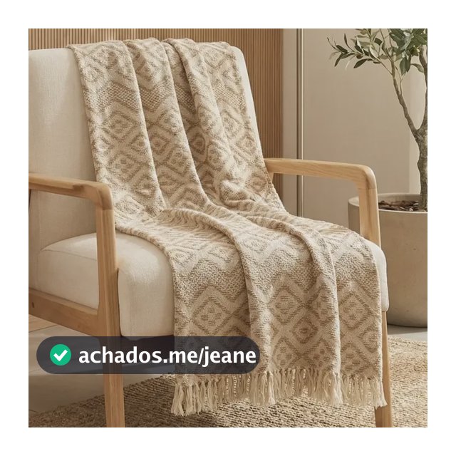 Manta Para Sofá Premium Gigante Decorativa 2,50x1,80 Tambaba