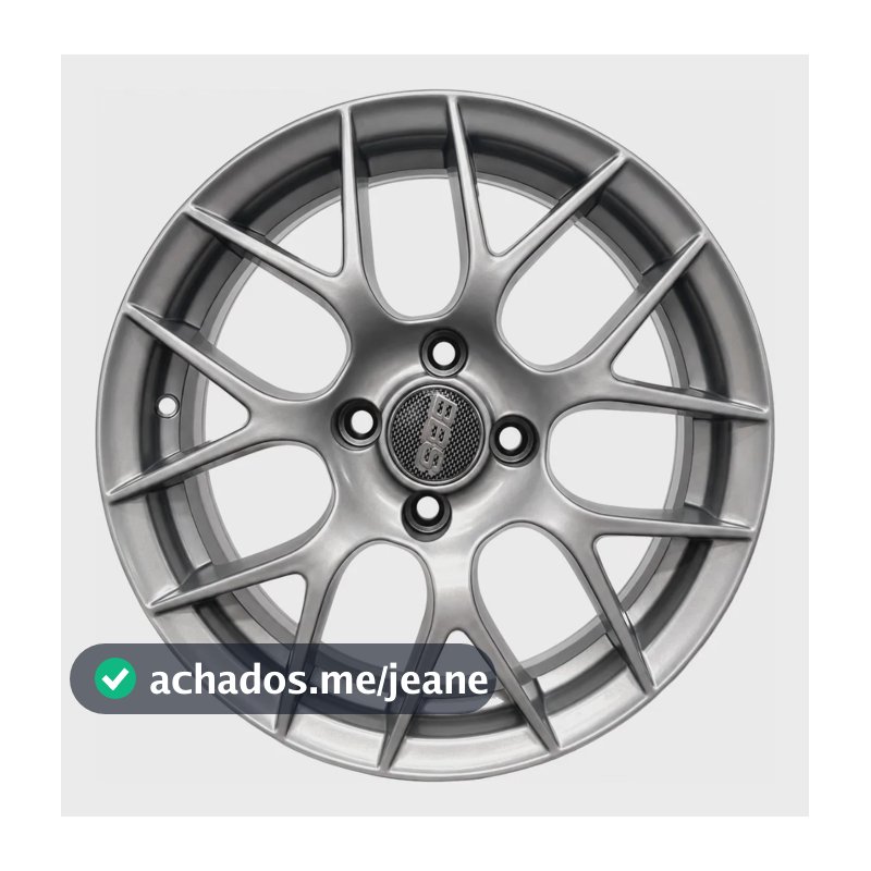 Jogo De Roda Aro 15 Nurburgring 4x100 Pr Frete Gratis Preto