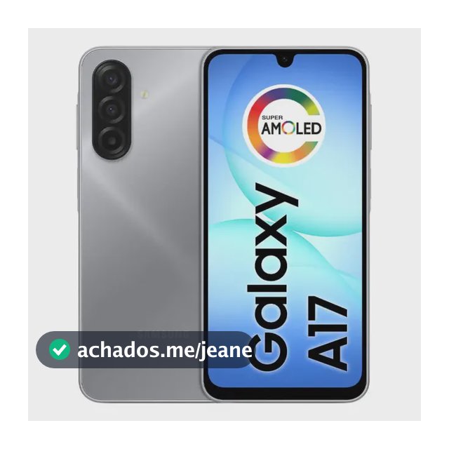 Celular Samsung Galaxy A17 Com Ia, 128gb, 4gb Ram, Câm De 50mp, Tela De 6.7, Nfc, Ip54 - Cinza