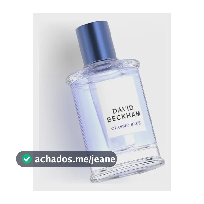 Perfume David Beckham Classic Blue Eau De Toilette Masculino 50ml