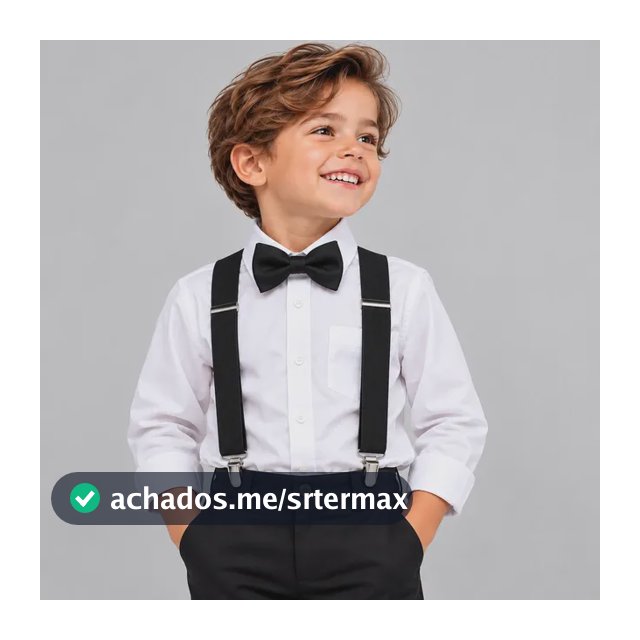Kit Gravata E Suspensório Infantil Varias Cores