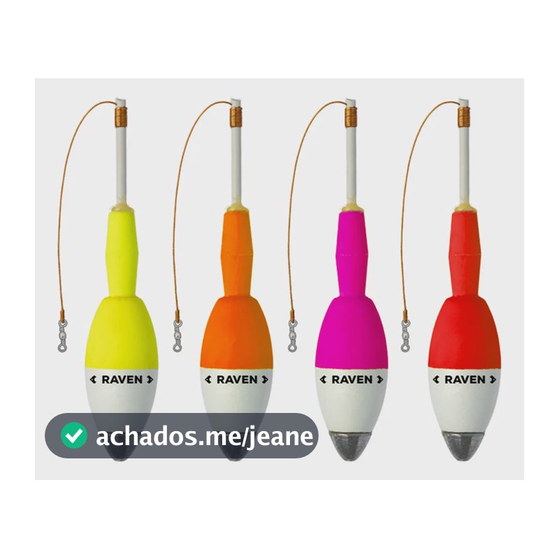 Kit 4 Boias Torpedo Poliestireno 52g Correafish Cores Sortidas