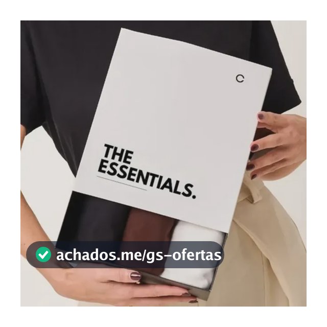 Kit 3 T-shirts Oversized Classic Algodão Cléa Store