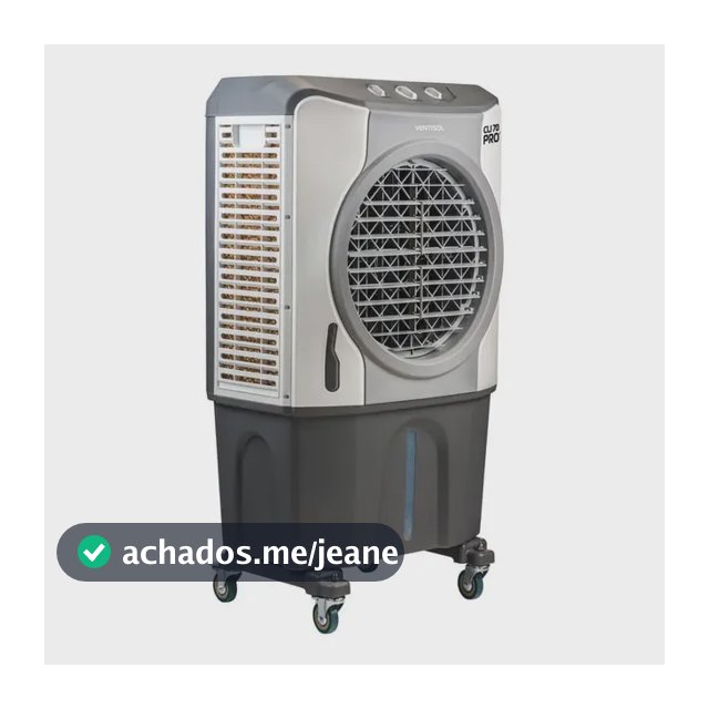 Climatizador De Ar Indrustrial Ventisol 70l Cli Pro-2 Cor Cinza