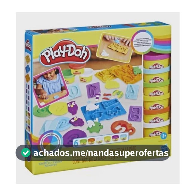 Massinha Play Doh Números - Hasbro E8533