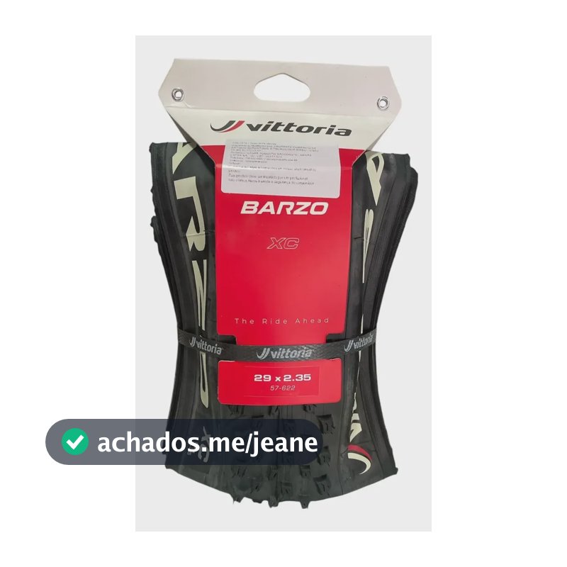 Pneu Vittoria Barzo Xc 29x2.35 Tlr Tubeless Sport 60tpi Mtb Preto