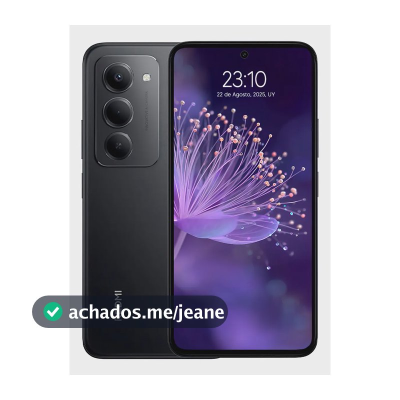 Xiaomi Redmi 15 16gb 8gb+8gb boster Ram 256gb Dual Sim 50mp Fm Impressão digital Dimm preta