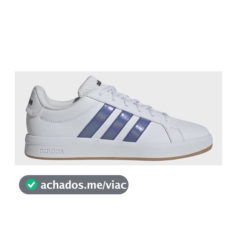 Tênis Feminino Grand Court Base 3.0 adidas Branco Liso 39 Br