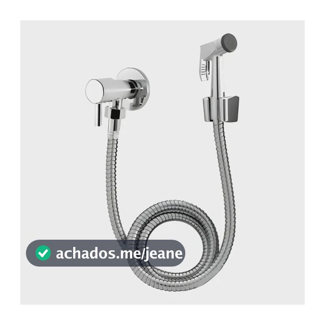 Ducha Higiênica Link Metais Completa 100% Metal 1/4 De Volta