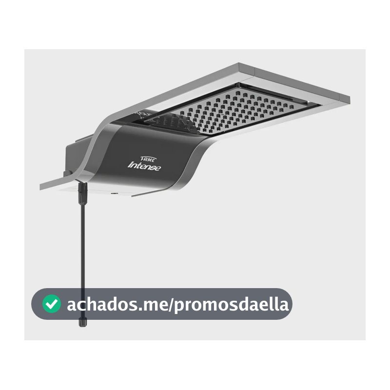 Chuveiro elétrico de parede Fame DUCHA INTENSE preto 7.8kW