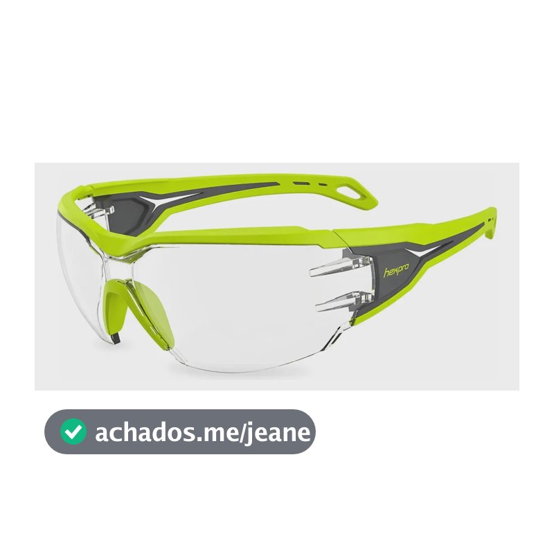 Óculos De Segurança Windpro Hexpro Proteção Lente Incolor cristal