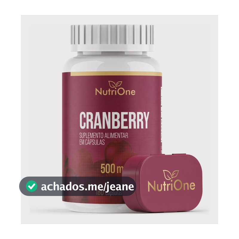 Cranberry Concentrado 180 Capsulas 500mg - Nutrione