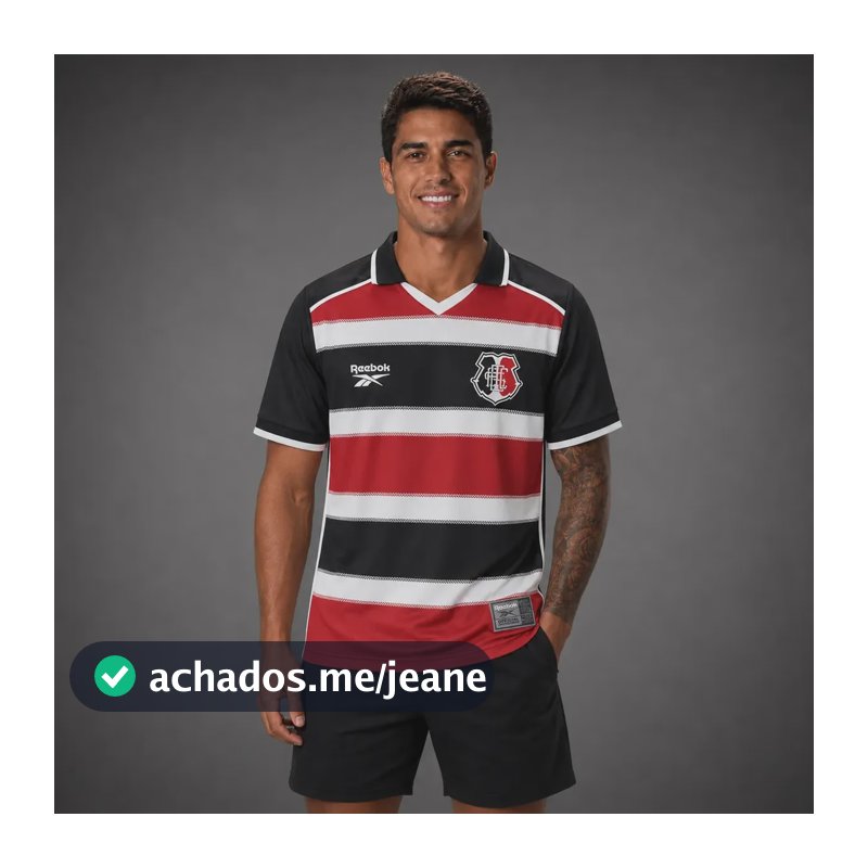 Camisa Santa Cruz I Oficial 2026/27 Masculina Listrada G