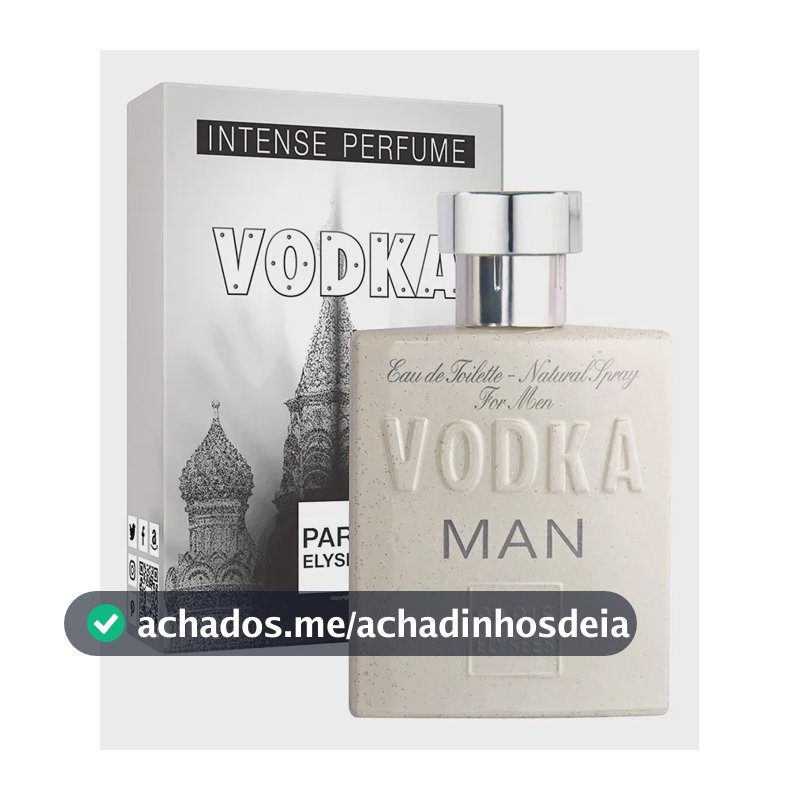 Perfume Vodka Man Paris Elysees Masculino Intense 100ml