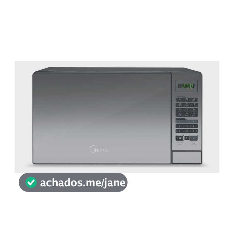 Micro-ondas Midea MRA_2 20L Prata Porta Espelhada