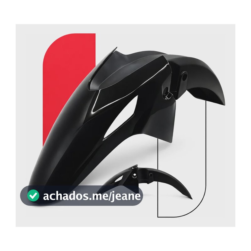 Paralama Dianteiro Cg Titan Fan Start 150 160 2014 A 2026 Dianteiro Preto