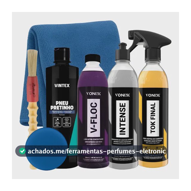Kit Shampoo V-floc Cera Tok Final Intense Vonixx Pretinho