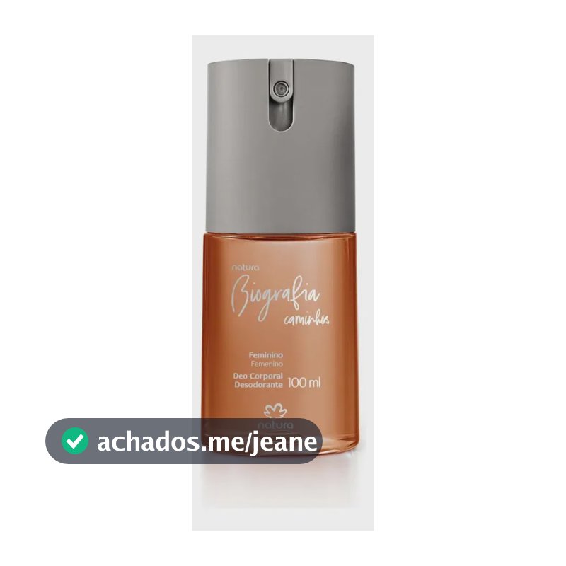 Natura Biografia Caminhos Feminino 100 Ml