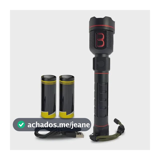 Lanterna Tática Militar Led Potente Bmax P90 Profissional Preta