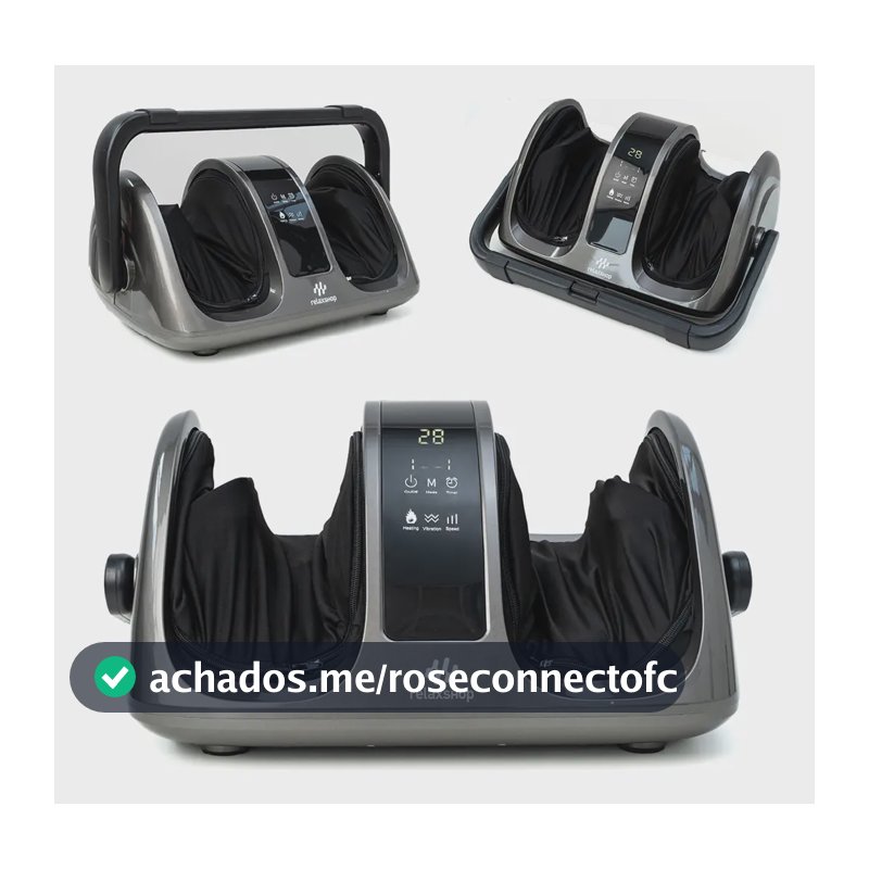 Massageador Pernas E Pés Foot Massager Relaxante Cor Cinza-escuro