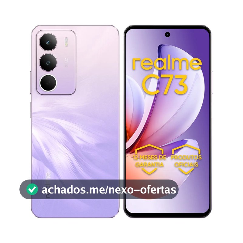 Celular Smartphone Realme C73 256gb 8gb Ram Dual Sim 120hz 6 Ah Violeta