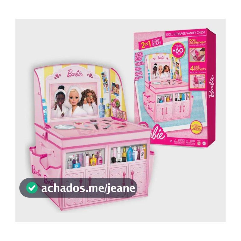 Móveis e eletrodomésticos para casas de bonecas Barbie Guarda Muñecas com 1 peças